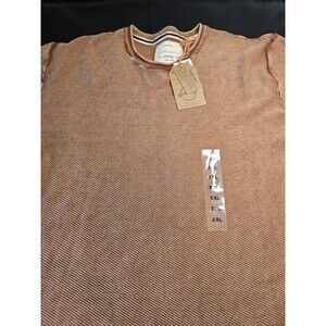 Weatherproof Vintage Twill Stonewash Sweater in the "Gingerbread" color.